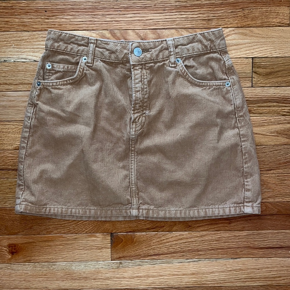 Corduoy TopShop mini skirt